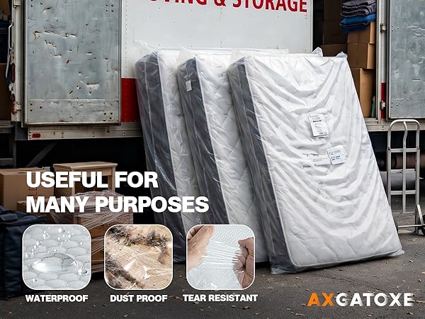 Store your twin mattress in a plastic bag designed for storage.