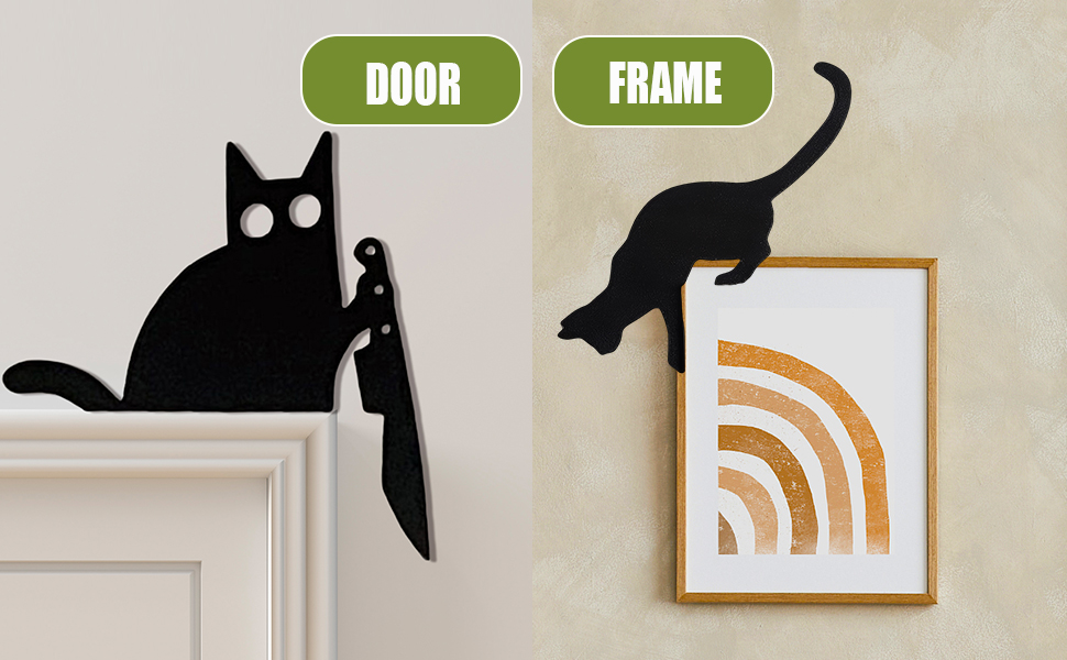 christmas cat door topper; christmas door topper cat; door topper cat; 