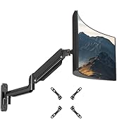 ErgoFocus Monitor Wall Mount Fits Max 35 Inch/26.4lbs Computer Screen, Ultrawide Premium Single M...