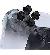 eXtremeRate Ergonomic Split Dpad Buttons (SDP Buttons) for PS5 Controller, Black Independent Dpad...