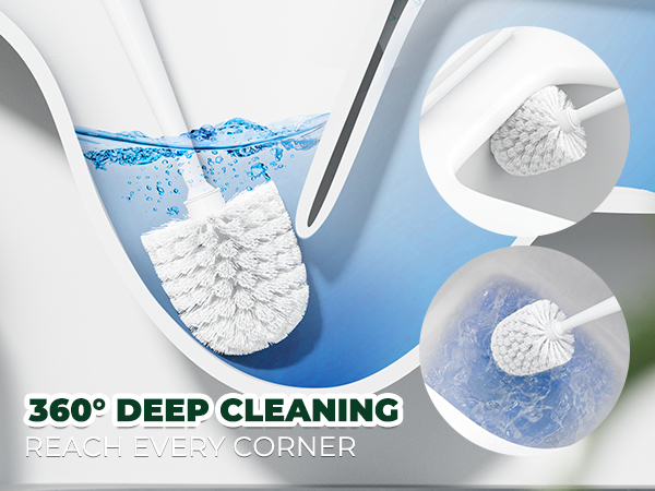 toilet bowl brush and holder