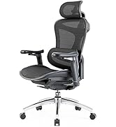 SIHOO Doro C300 Ergonomic Office Chair with Ultra Soft 3D Armrests, Dynamic Lumbar Support for Ho...