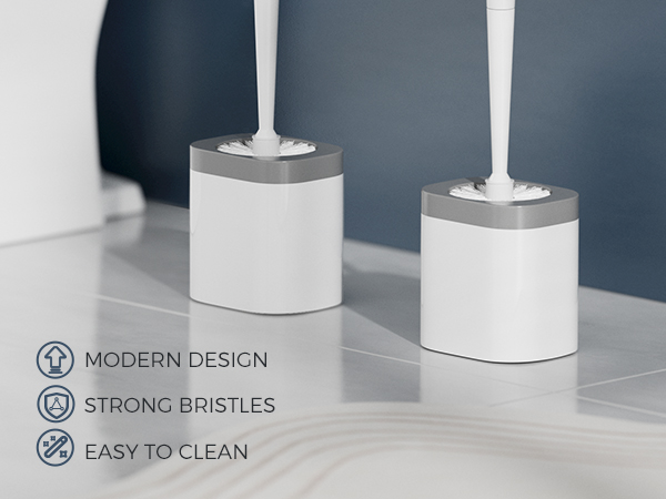 toilet brush and holder set