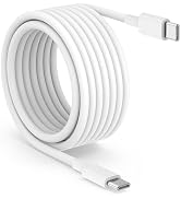 1Pack 15ft USB C to C Cable, 60W Type C to Type C Fast Charging Cord for iPhone 17 16 15 Pro, Pro...