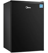 Midea MERM26B0ABB Mini Fridge, 2.7 Cu.ft Energy Star Certified Mini Refrigerator, Adjustable Ther...