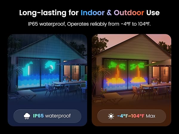 Smart Curtain Light for Christmas/Halloween/New Year