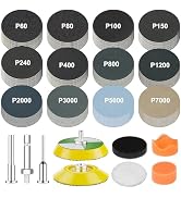 189pcs 2 Inch Sanding Discs Drill Polishing Kit, Sander Attachment for Drill, Sanding Discs Hook ...