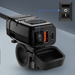 usb motorcycle charger port