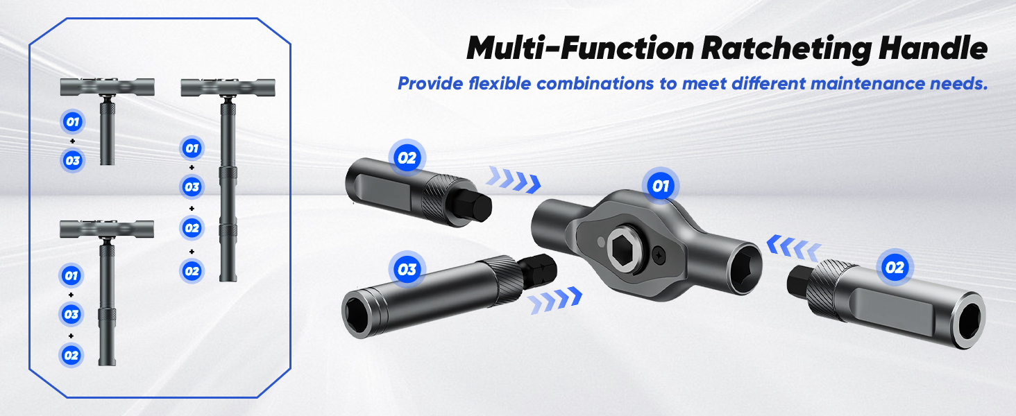 Multi-Function Ratcheting Handle