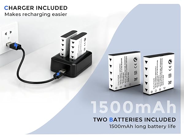 4k digital camera with battery and charger