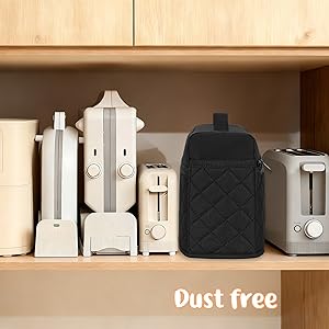 slim toaster 2 slice dust cover