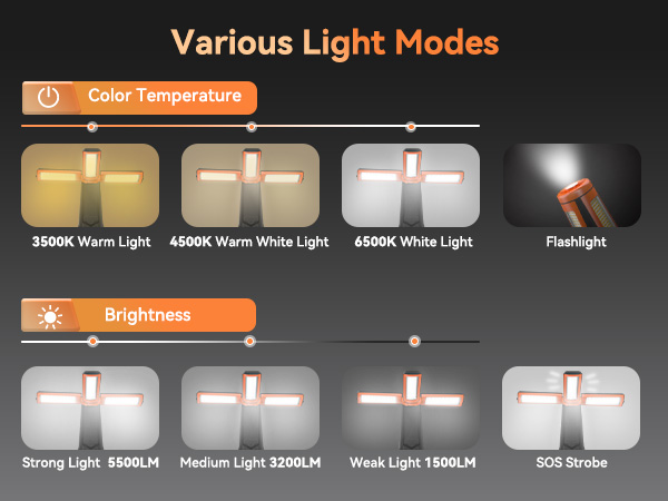 Rechargeable Camping Light with Stand