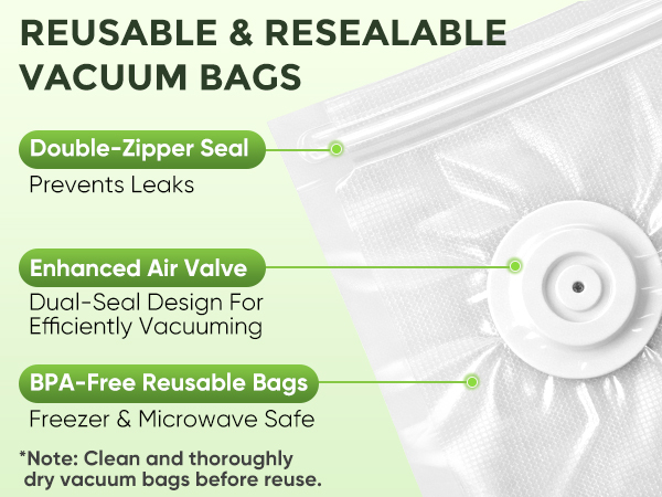 Compact Vacuum Sealer for Food