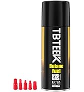 TBTeek Butane Refill, Ultra-Refined Lighter Fluid Refill, Butane Fuel Refill, Butane Canister for...