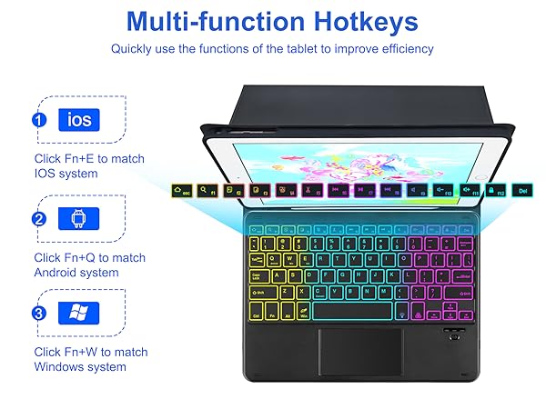 iPad 9.7 keyboard case-black-4-1