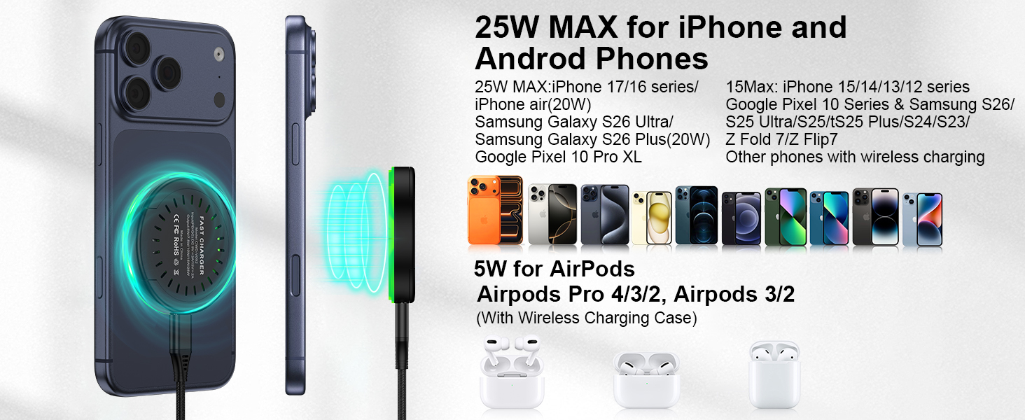 wireless charger 25w