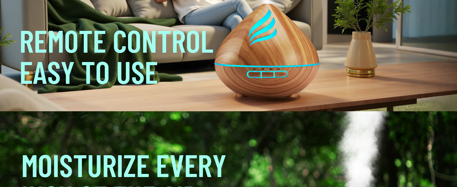 500ML Aroma Diffuser with Remote Control