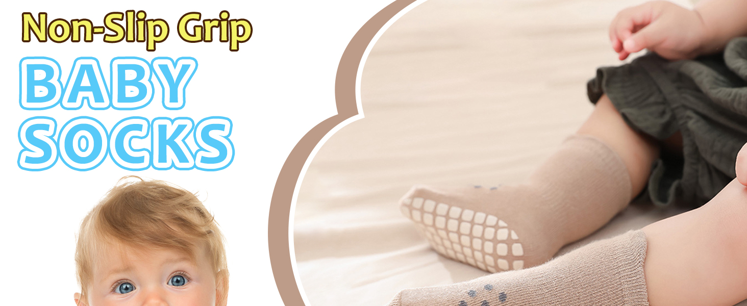 Toddlers No Slip Socks