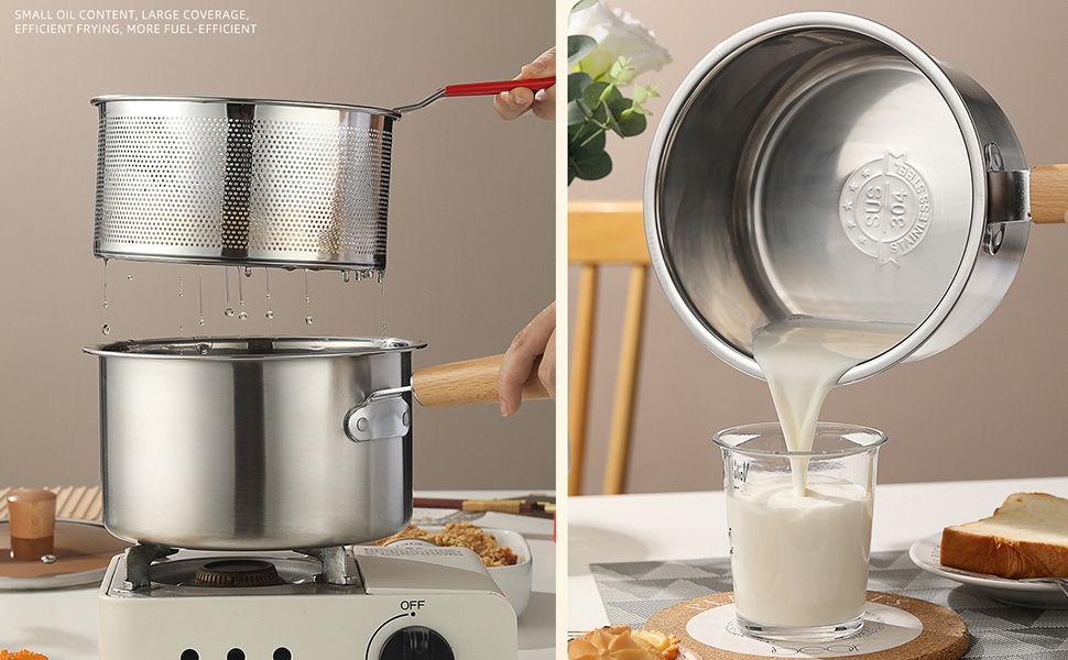 Fry Pot Milk Pot