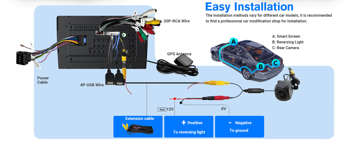 10&amp;#34; wireless double din car stereo