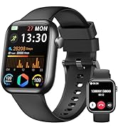 Smart Watch for Men Women(Answer/Make Call), 1.83" Fitness Watch with Heart Rate/Blood Pressure/B...