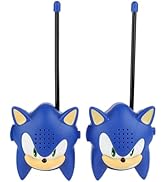 Sonic Molded Walkie Talkie for Kids, Safe and Flexible Antenna, Over 1000ft Range, Easy-to-Use, P...