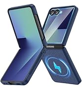 Ruky for Z Flip 7 Carbon Fiber Case, Full Body Cover Anti-Scratches Shockproof Hard PC Ultra-Thin...