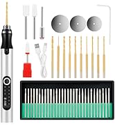 Electric Engraving Pen with USB-C Charging, 3-Speed Settings, Overload Protection, Multi-Function...
