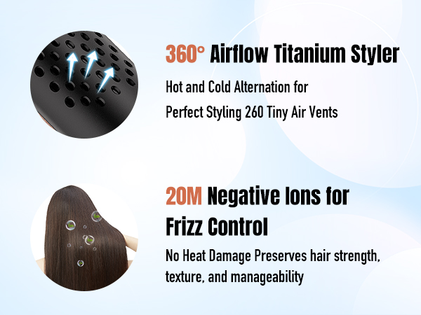 air flow curling iron