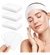 White Disposable Headbands for Women – 36pcs Spa Headbands for Facials, Esthetician, Skincare &amp; W...