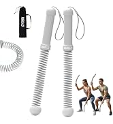 Ropeless Battle Ropes for Home Gym, Portable Cordless Weighted Battle Ropes with Storage Bag, Hig...