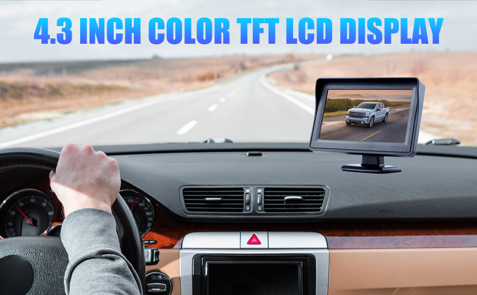 4.3 INCH COLOR TFT LCD DISPLAY BACKUP CAMERA MONITOR