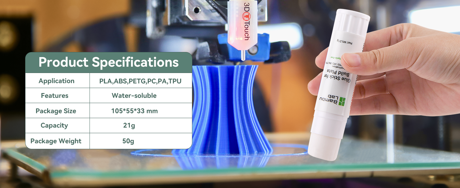 bambu lab 3d printer glue printing adhesive solid glue stick