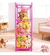 GZQXHOME Stuffed Animal Storage,Wooden Stuffed Animal Holder with Elastic Band,Plushies Organizer...