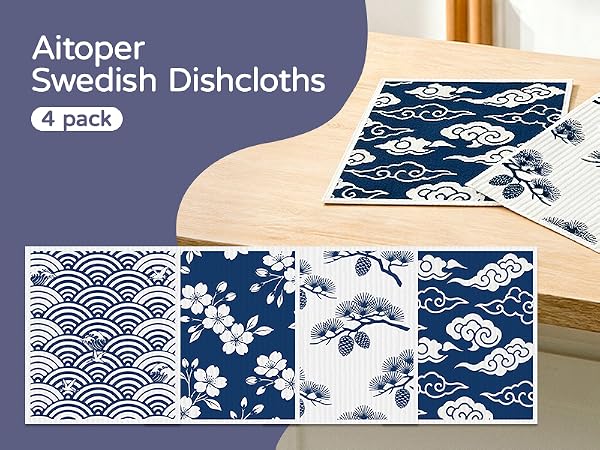 Aitoper Swedish Dishcloths