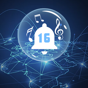 16 ringer melody selectable