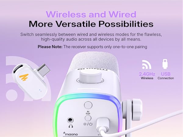 wireless connetion microphone
