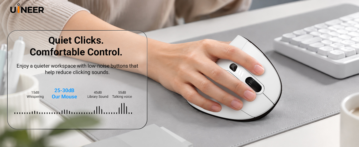 wireless gaming mouse mouse for computer work wrist pain