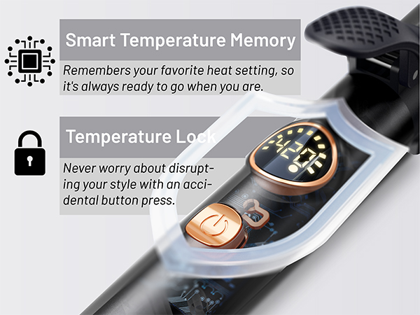 Smart temperure memory &amp;amp; Temperature lock