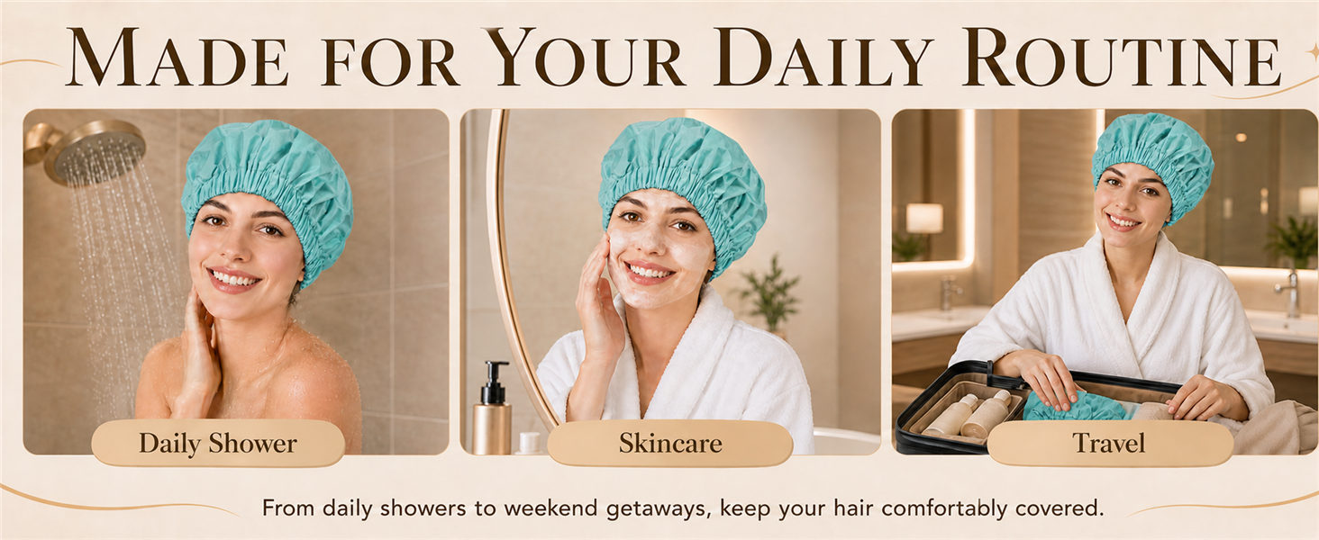 shower caps for women