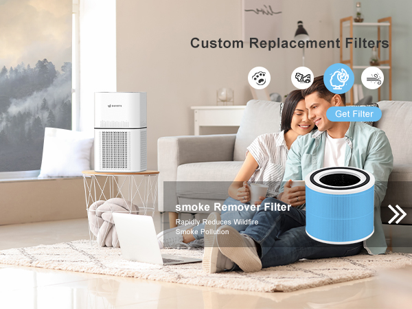 Smoke Remover Filter for DAYETTE air purifiers