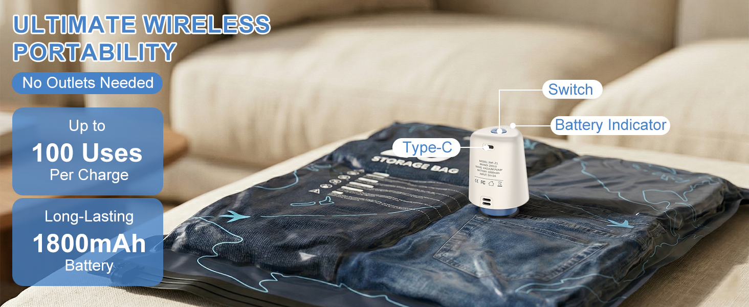 Vacuum Seal Bags for Clothing Travel