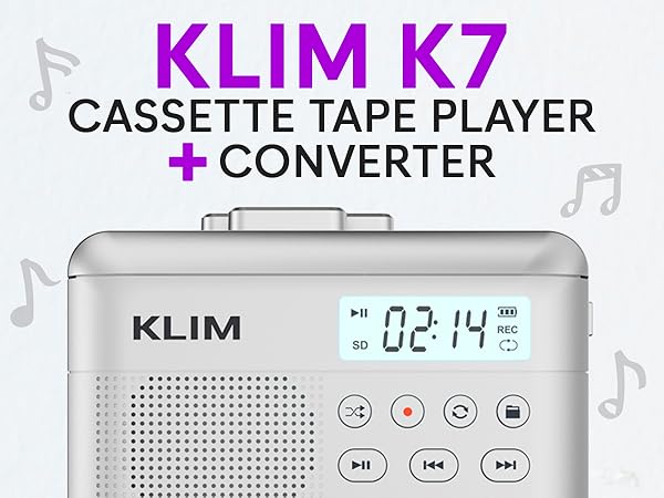 K7 Cassette Player SILVER