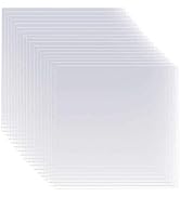 30 Pack 4 Mil Blank Stencil Sheets, 12 x 12inch Clear Mylar Blank Stencils, Reusable Template Mat...