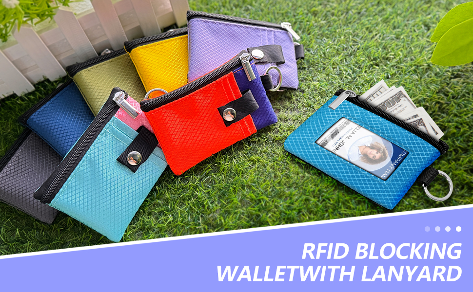 Minimalist RFID Blocking Small Wallet