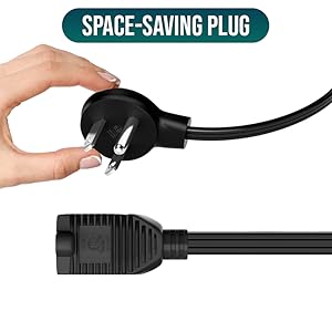 low-profile flat plug