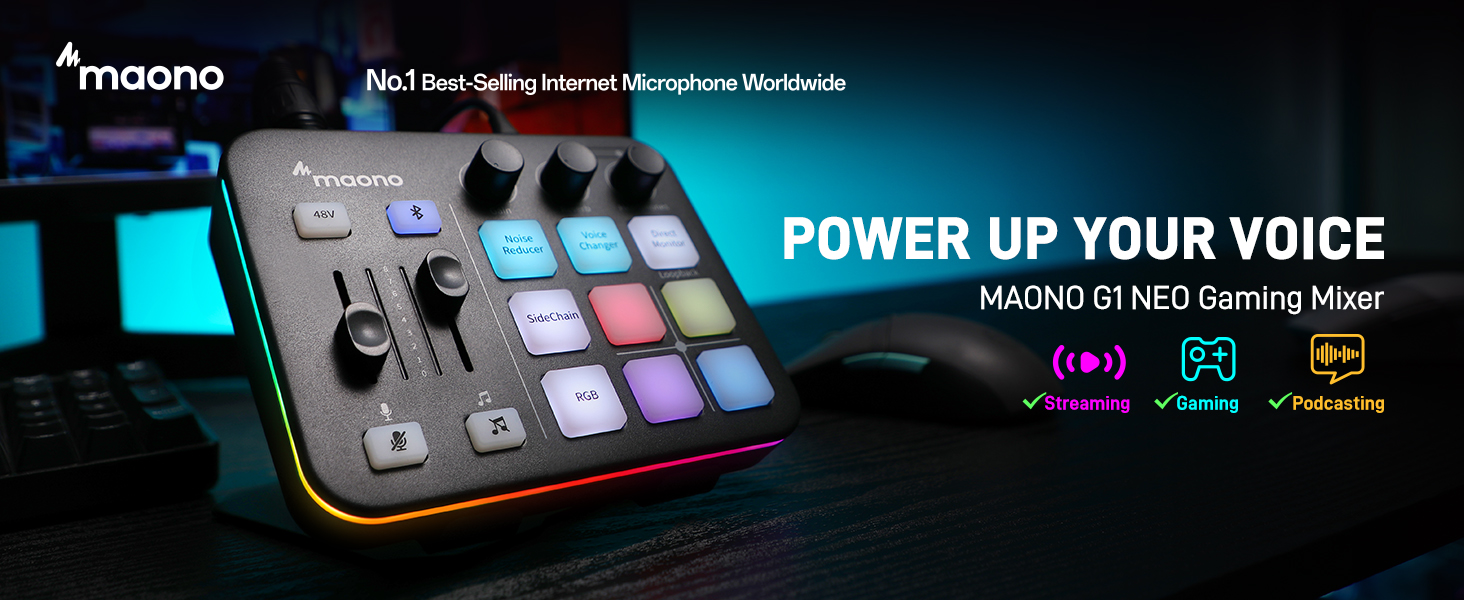 maono gaming mixer