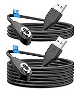 3.3ft &amp; 6ft Shokz Charging Cable [2 Pack Black] aftershokz Headphones Charger Replacement Magneti...