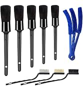 HMPLL 9pcs Auto Car Detailing Brush Set/ Interior Cleaning Kit Includes 5 Soft Premium Detail Bru...