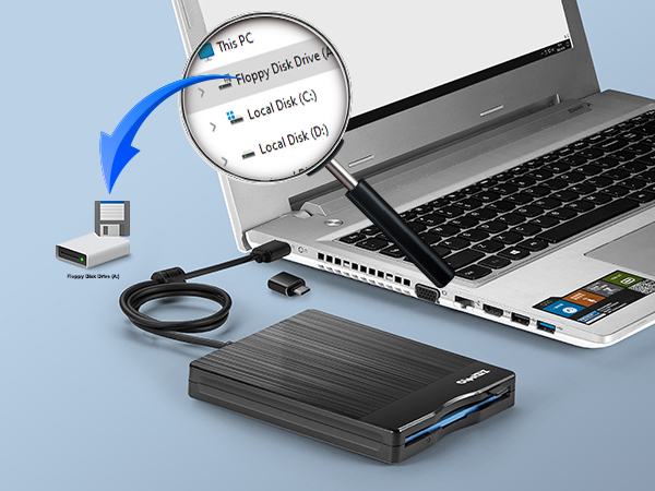 plug and play floppy drive